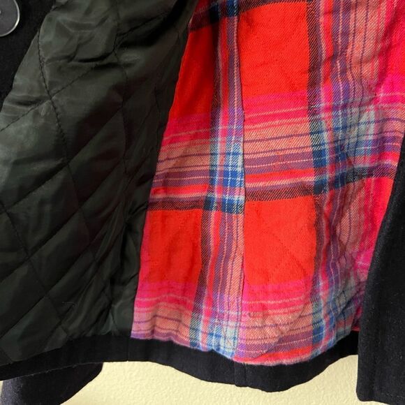 American Eagle Navy Wool Blend Academia Peacoat - Picture 4 of 6